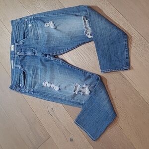 Ag Adriano Goldschmied The Nikki Crop Jean Women's sz 30 Relaxed Skinny Mid Rise